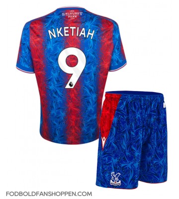 Crystal Palace Eddie Nketiah #9 Hjemmebanetrøje Børn 2024-25 Kortærmet (+ Korte bukser)